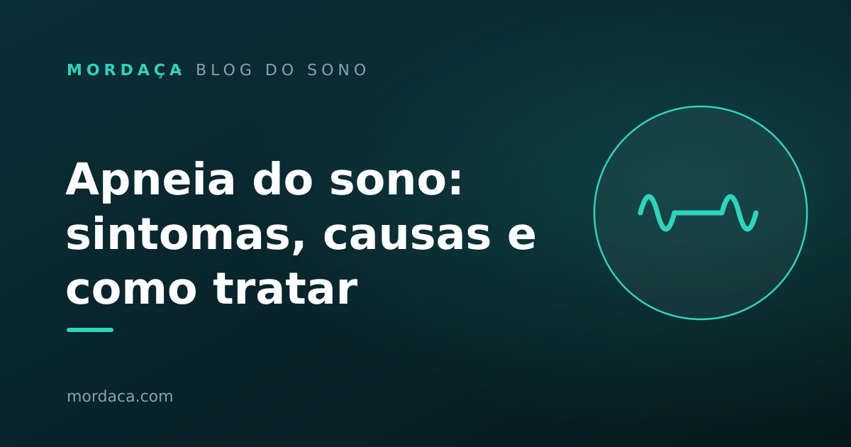 Capa: Apneia do sono: sintomas, causas e como tratar