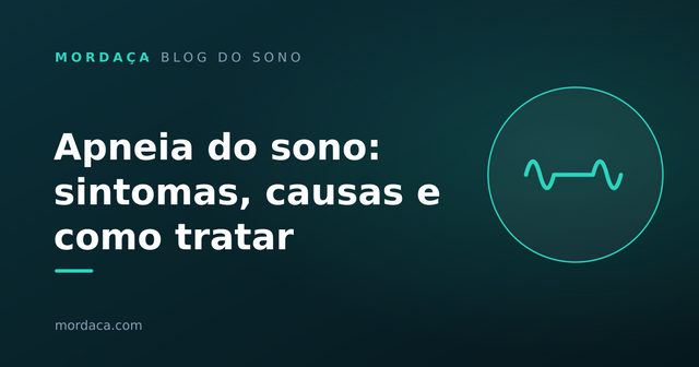 Capa: Apneia do sono: sintomas, causas e como tratar