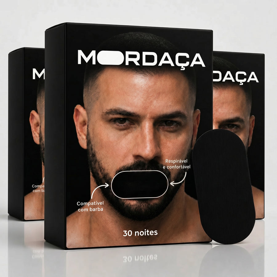 FITA BUCAL PARA DORMIR - MORDAÇA 90 Noites
