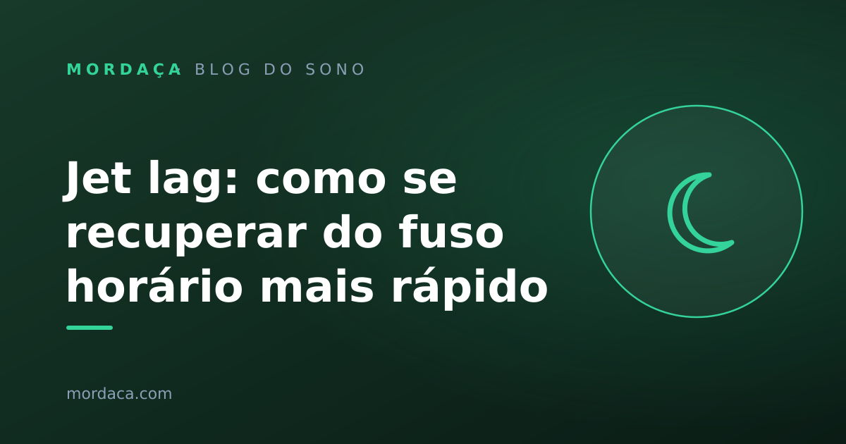 Capa: Jet lag: como se recuperar do fuso horário mais rápido